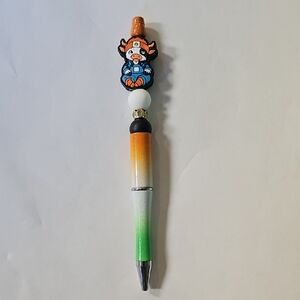 Colorful Gradient Pen with Cow Character Topper